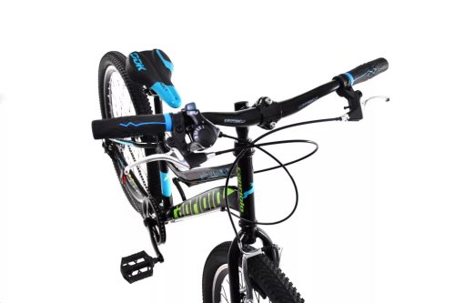 Capriolo Diavolo 400 24" gyerek kerékpár Fekete-Zöld 