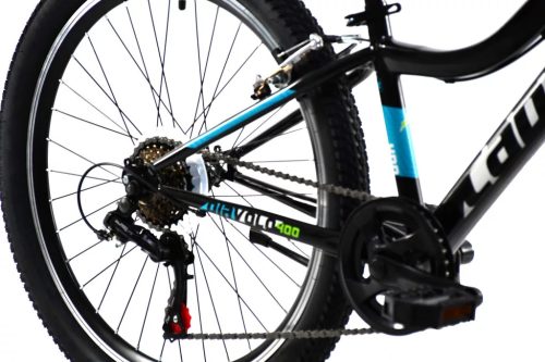 Capriolo Diavolo 400 24" kerékpár Fekete-Kék 