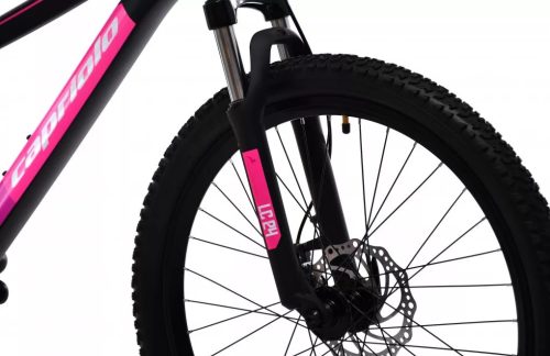 Capriolo LC KID 240 24" gyerek kerékpár Fekete-Pink