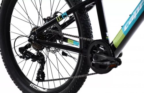 Capriolo LC KID 240 24" gyerek kerékpár Fekete-Kék