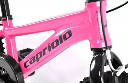Capriolo LC KID 16" hátra tekerhető gyerek kerékpár Rózsaszín