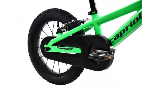 Capriolo LC KID 14" hátra tekerhető gyerek kerékpár Zöld