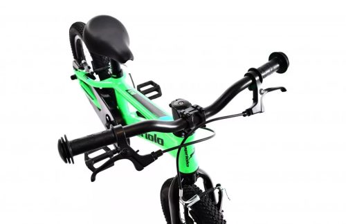 Capriolo LC KID 14" hátra tekerhető gyerek kerékpár Zöld