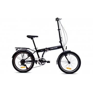   Capriolo Travel 6 sebességes 20" camping kerékpár Fekete