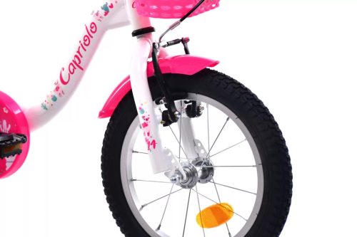 Capriolo Viola 14" alpakás gyerek kerékpár Fehér