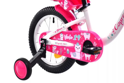 Capriolo Viola 14" alpakás gyerek kerékpár Fehér