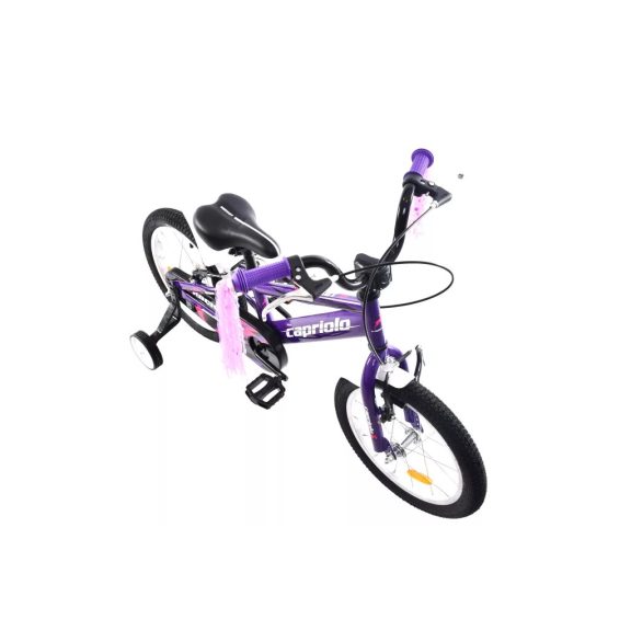Capriolo Rocket 16" hátra tekerhető gyerek kerékpár Lila