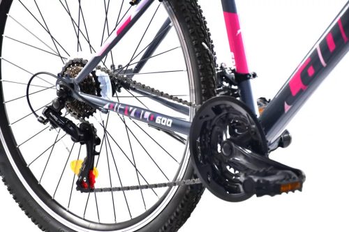 Capriolo Diavolo 600 26" női MTB kerékpár 17" Grafit-Lila