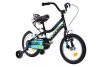 Capriolo Diavolo 14" gyerek kerékpár Fekete-Zöld