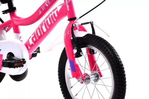 Capriolo Diavolo 14" gyerek kerékpár Rózsaszín-Lila