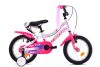 Capriolo Kido 14" gyerek kerékpár Fehér-Rózsaszín 