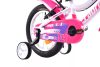 Capriolo Kido 14" gyerek kerékpár Fehér-Rózsaszín 