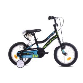 Capriolo Kido 14" gyerek kerékpár Fekete-Zöld