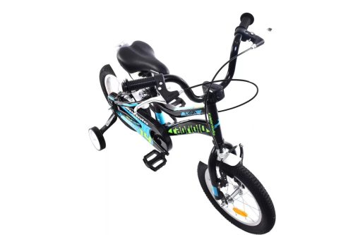 Capriolo Kido 14" gyerek kerékpár Fekete-Zöld