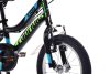 Capriolo Kido 14" gyerek kerékpár Fekete-Zöld