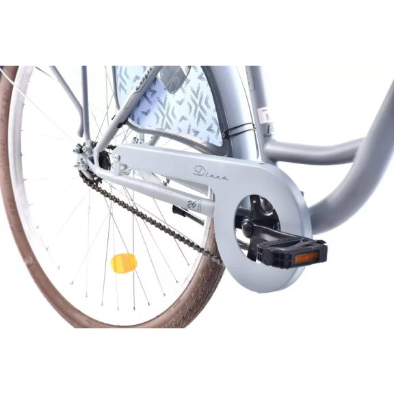 Capriolo Diana 26” 1 sebességes női városi kerékpár 18"  Selyemszürke