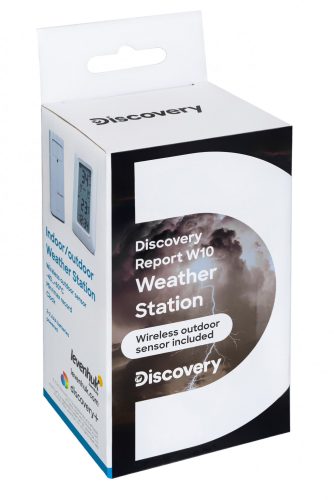 Levenhuk Discovery Report W10 órával rendelkező időjárás-állomás