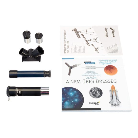 Levenhuk discovery Sky T50 teleszkóp könyvvel