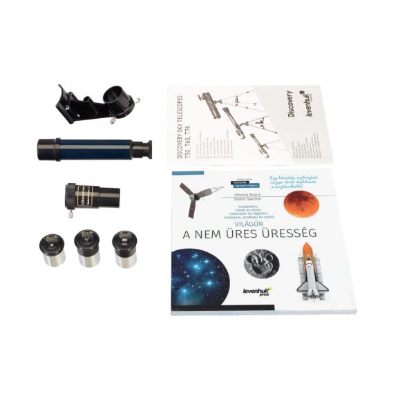 Discovery Sky T76 teleszkóp könyvvel