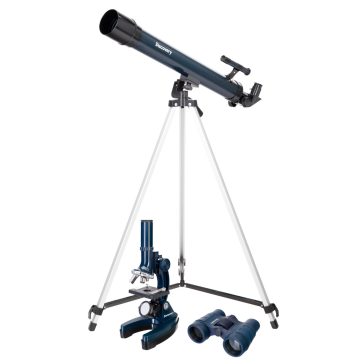 Levenhuk Discovery Scope 3 készlet és könyv