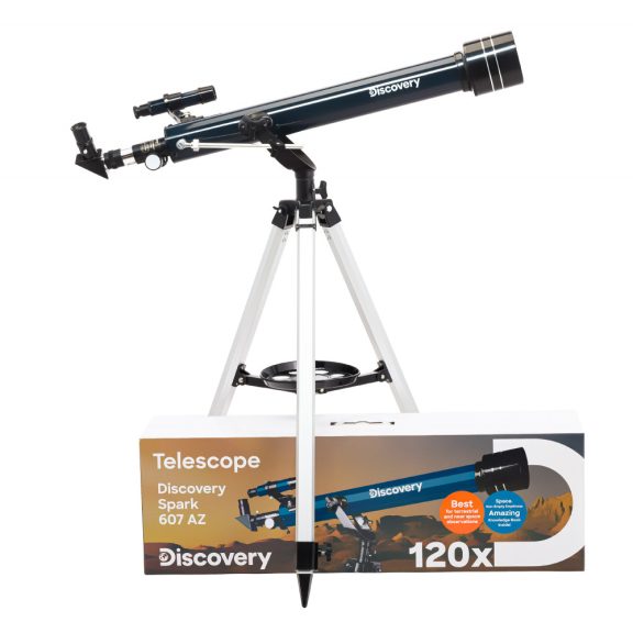 Discovery Spark 607 AZ teleszkóp könyvvel