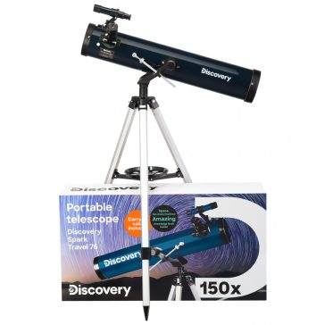 Levenhuk Discovery Spark Travel 76 teleszkóp könyvvel