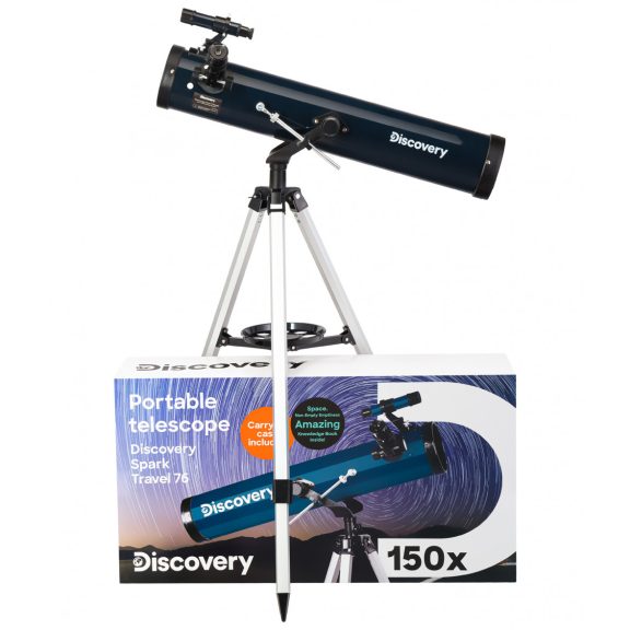 Levenhuk Discovery Spark Travel 76 teleszkóp könyvvel