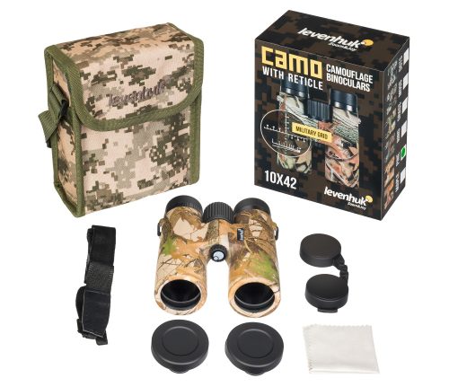 Levenhuk Camo 10x42 kétszemes távcső irányzékkal