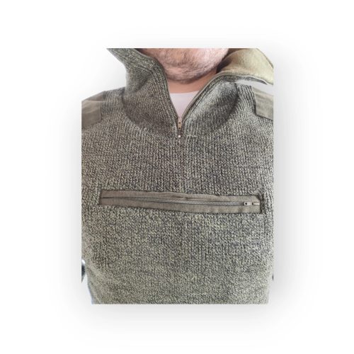 Kötött vadászpulover polár béléssel